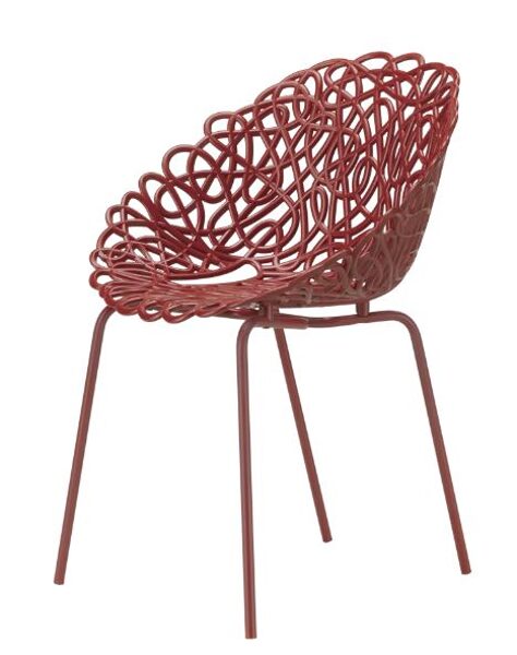 Kėdė BACANA Indoor/Outdoor Dark Red - 2 dalių rinkinys