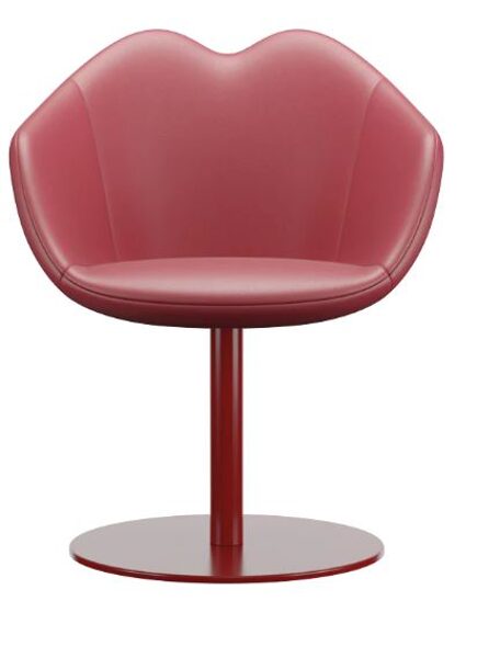 Kėdė XOXO Leather Round Base Red