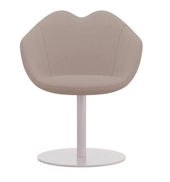 Kėdė XOXO Fabric Round Base White