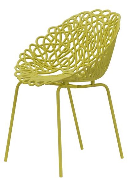 Kėdė BACANA Indoor/Outdoor Mustard - 2 dalių rinkinys