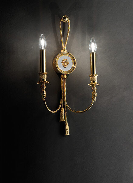 Sieninis šviestuvas BRASS & SPOTS