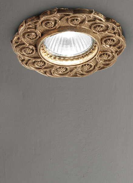 Įleidžiamas lubinis šviestuvas BRASS & SPOTS